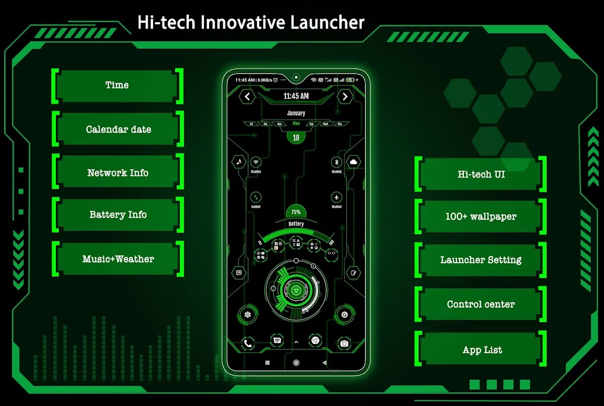 Hi-tech Innovative Launcher Hi-tech Innovative Launcher