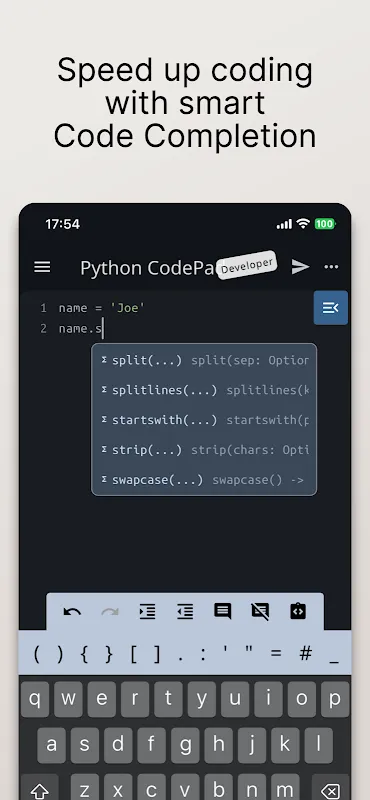 Python Coding Editor & IDE App Python Coding Editor & IDE App