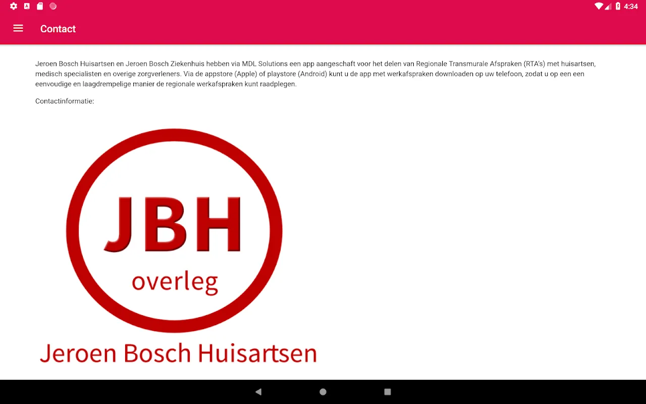 Werkafspraken JBZ-JBH Werkafspraken JBZ-JBH
