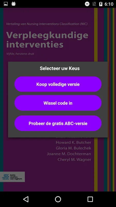 Verpleegk. interventies (NIC) Verpleegk. interventies (NIC)