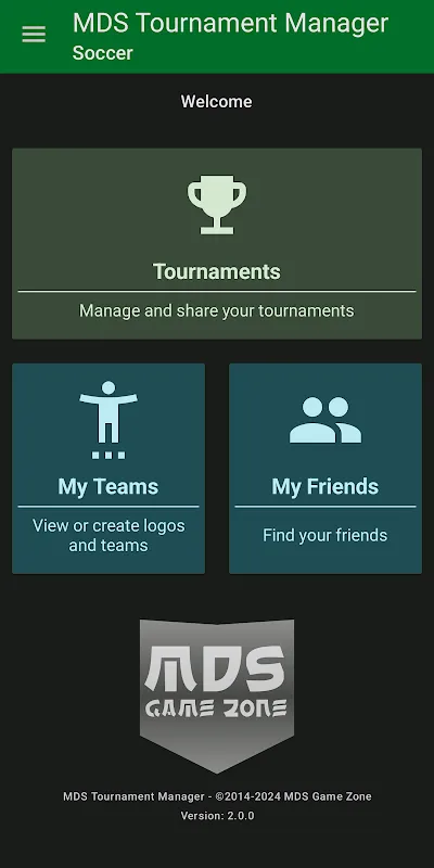 MDS Tournament Manager MDS Tournament Manager