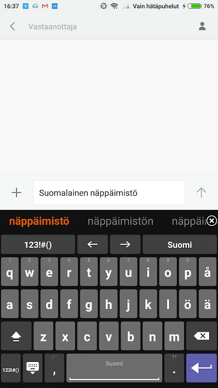 Finnish for AnySoftKeyboard Finnish for AnySoftKeyboard