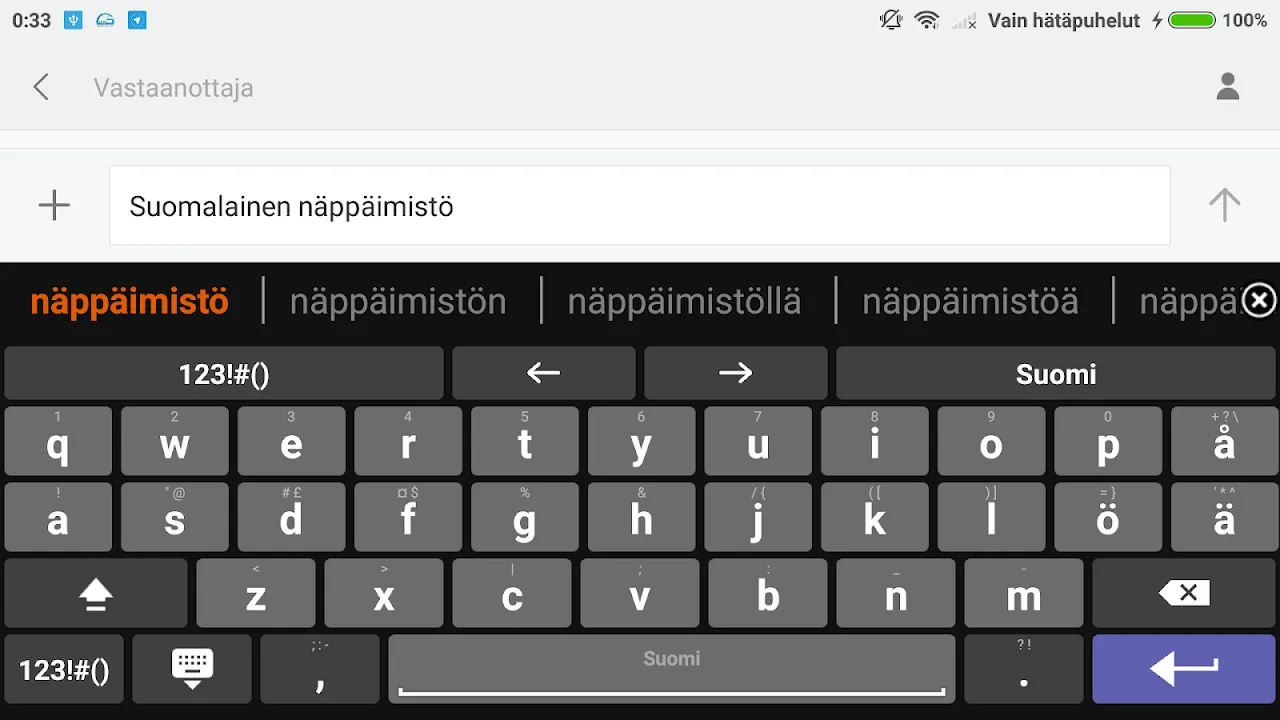 Finnish for AnySoftKeyboard Finnish for AnySoftKeyboard