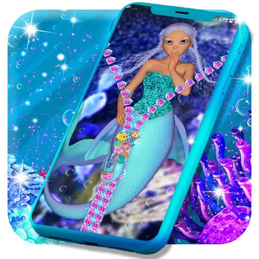 Mermaid lock screen