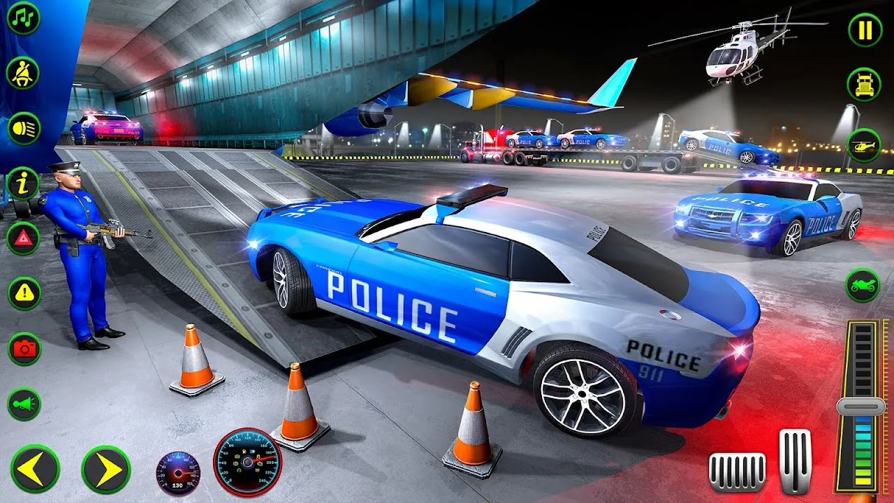 Police Plane Transporter Game Police Plane Transporter Game