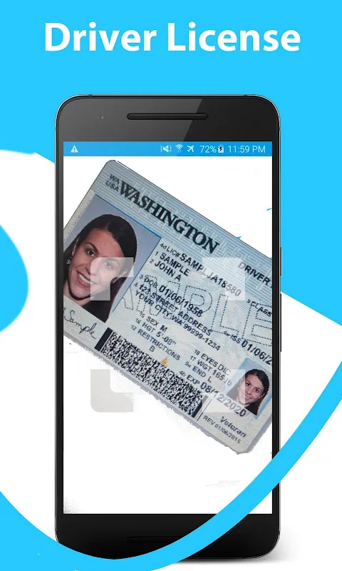 Driver license QR Code Scanner Driver license QR Code Scanner