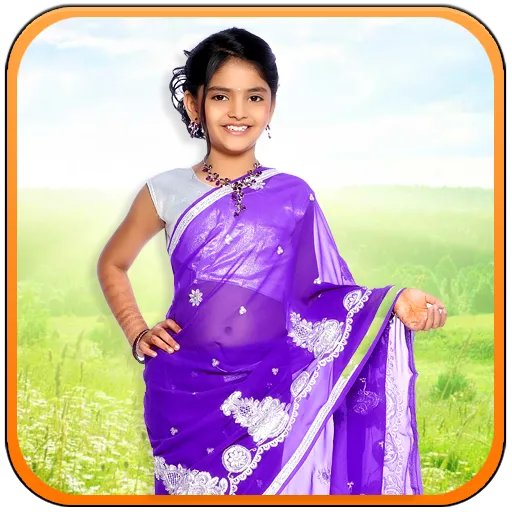Kids Saree Photo Maker