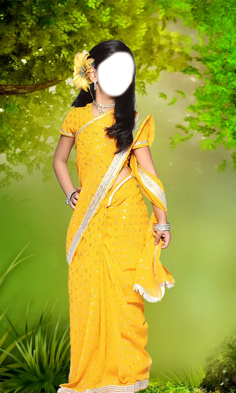Kids Saree Photo Maker Kids Saree Photo Maker