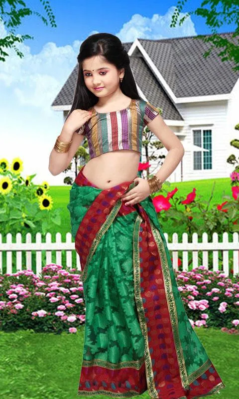 Kids Saree Photo Maker Kids Saree Photo Maker