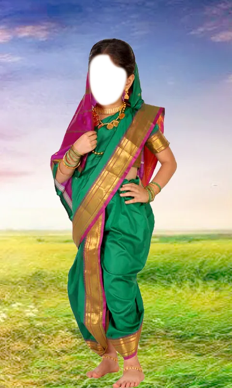 Kids Saree Photo Maker Kids Saree Photo Maker