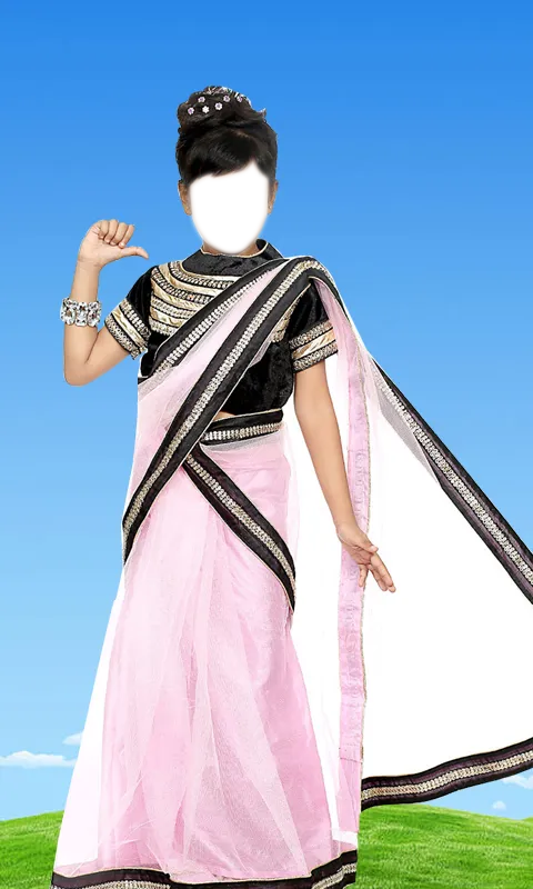 Kids Saree Photo Maker Kids Saree Photo Maker