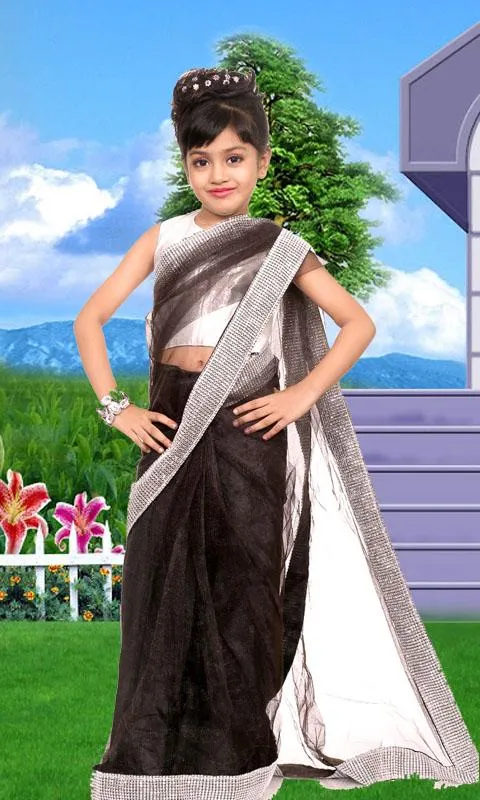 Kids Saree Photo Maker Kids Saree Photo Maker