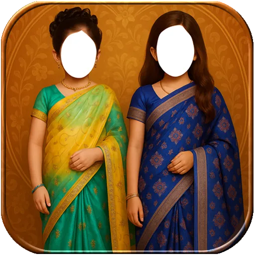 Kids Saree Photo Suit / Editor