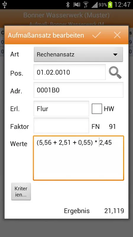 MWM-Piccolo - LV und Aufmaß MWM-Piccolo - LV und Aufmaß