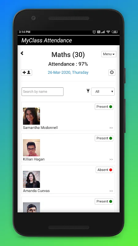 MyClass App MyClass App