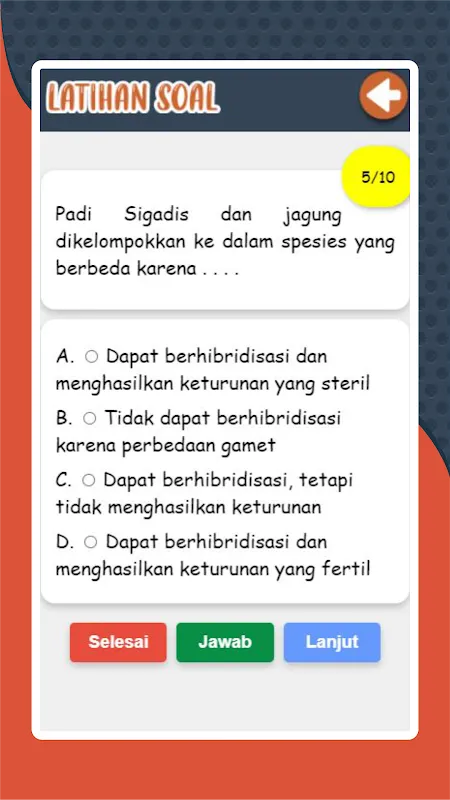 Latihan Soal SMA Latihan Soal SMA