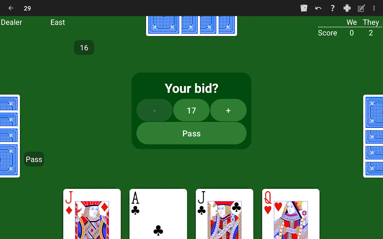 29 Card Game - Expert AI 29 Card Game - Expert AI