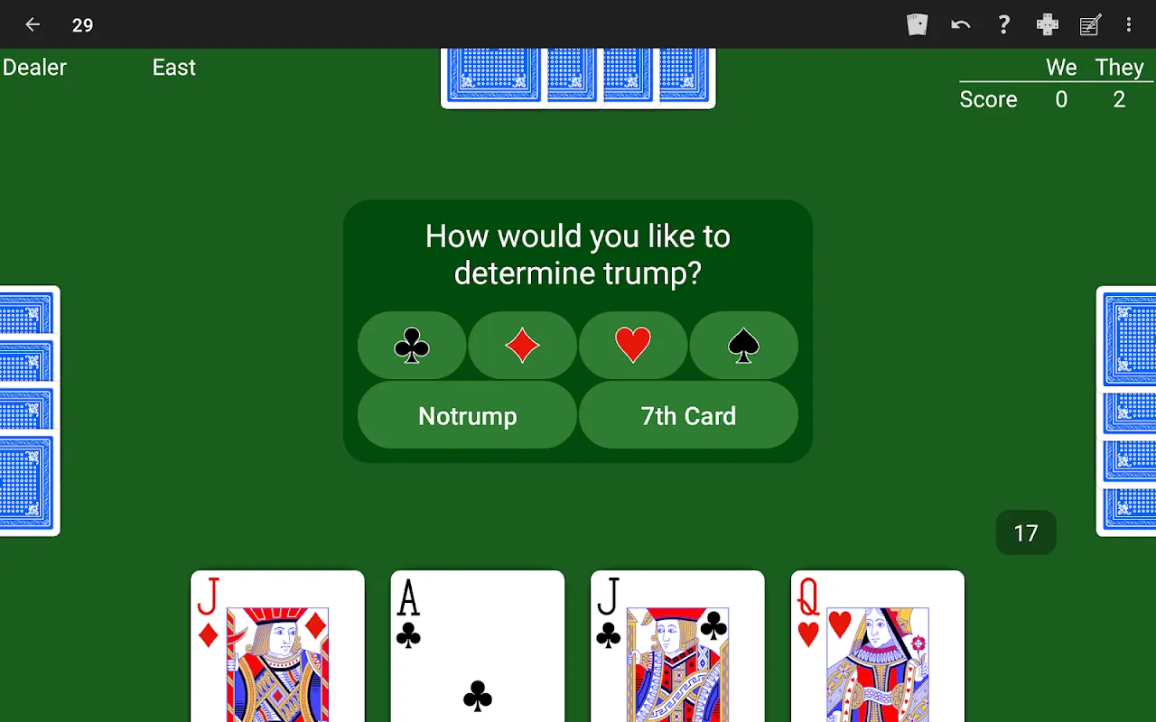 29 Card Game - Expert AI 29 Card Game - Expert AI