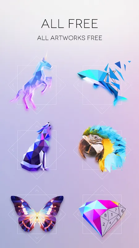 No.Poly - Colour Game Poly Art No.Poly - Colour Game Poly Art