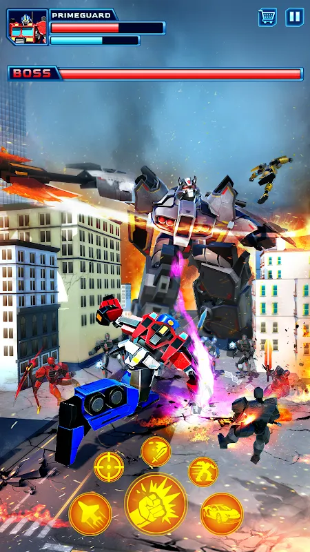 Robot Car Transform Fight Game Robot Car Transform Fight Game