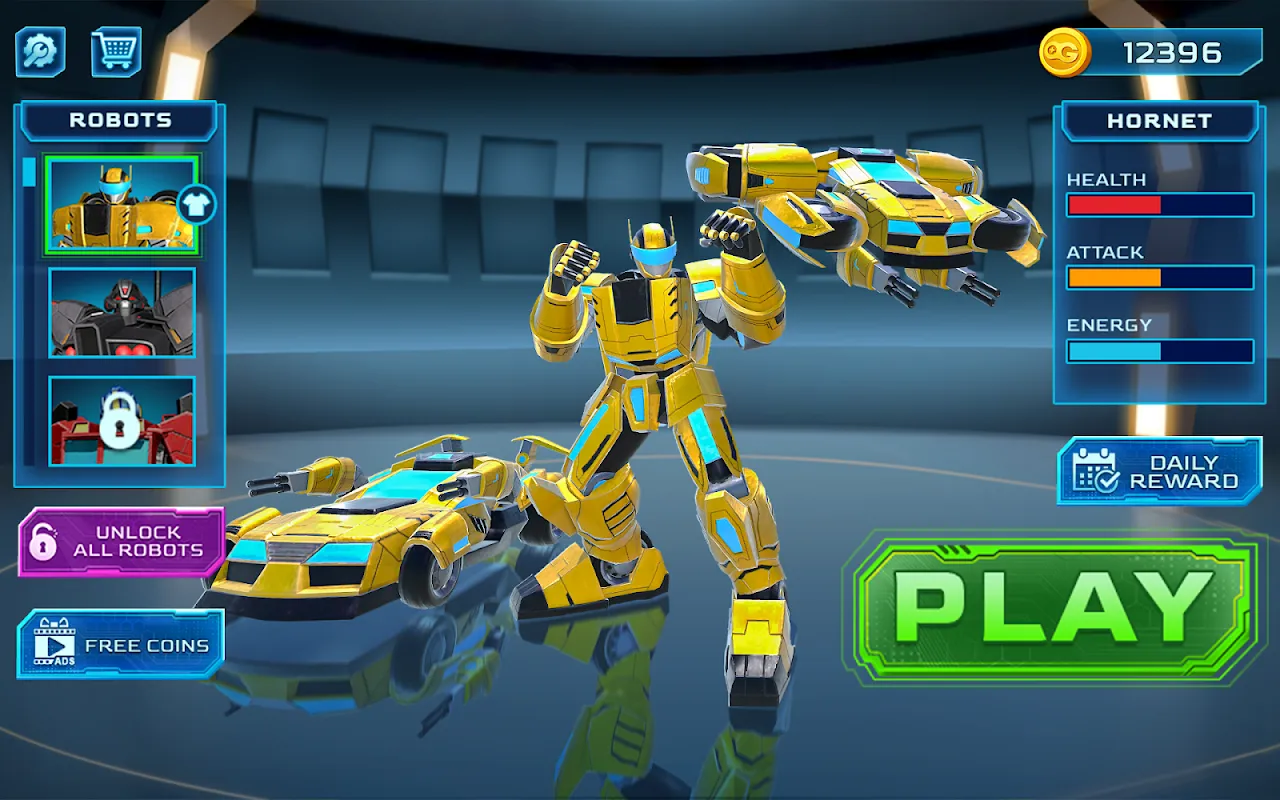 Robot Car Transform Fight Game Robot Car Transform Fight Game