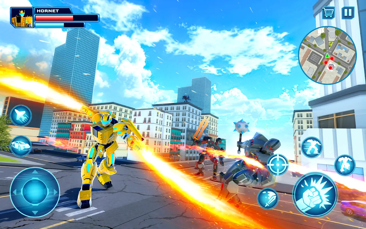 Robot Car Transform Fight Game Robot Car Transform Fight Game