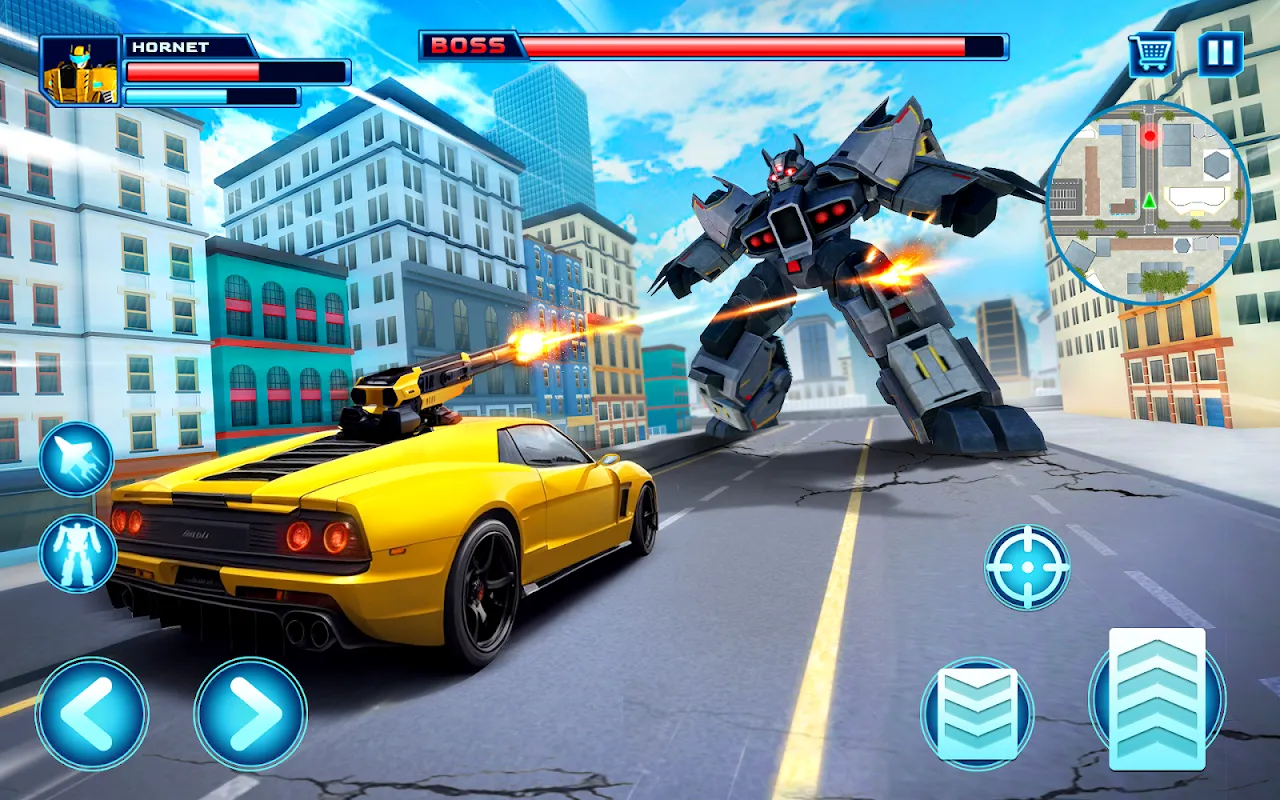 Robot Car Transform Fight Game Robot Car Transform Fight Game