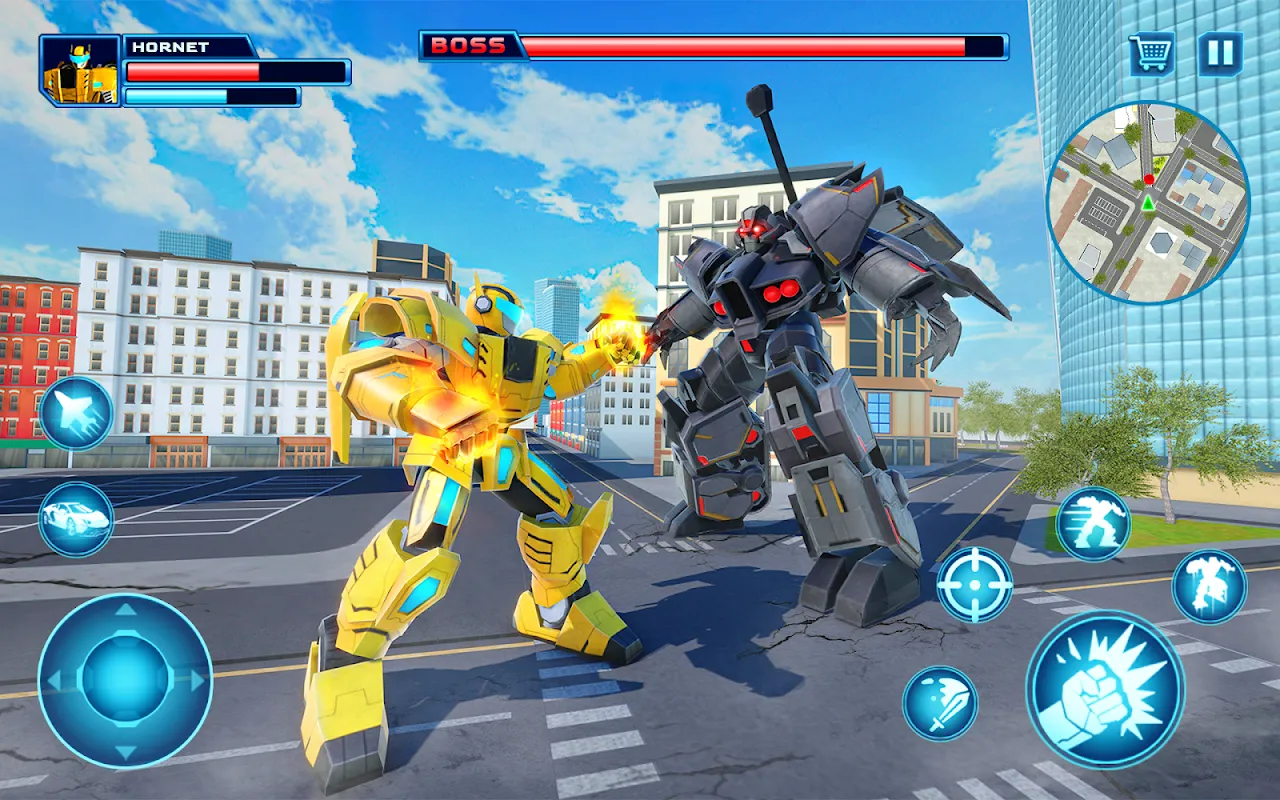 Robot Car Transform Fight Game Robot Car Transform Fight Game