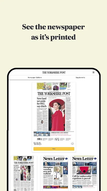 The Yorkshire Post Newspaper The Yorkshire Post Newspaper