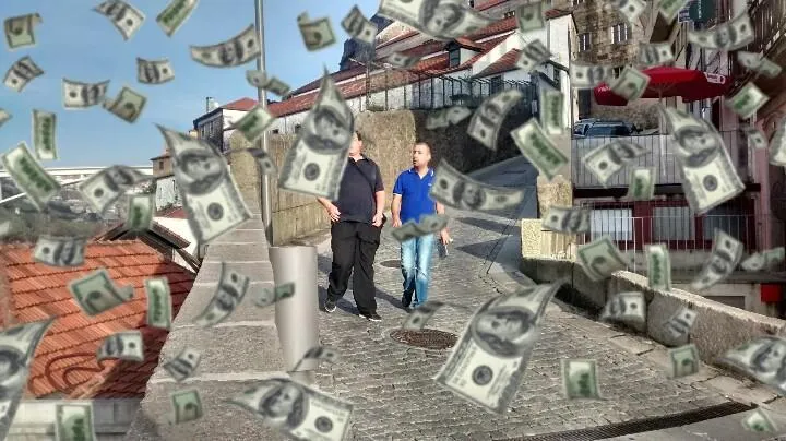Millionaire money rain Millionaire money rain