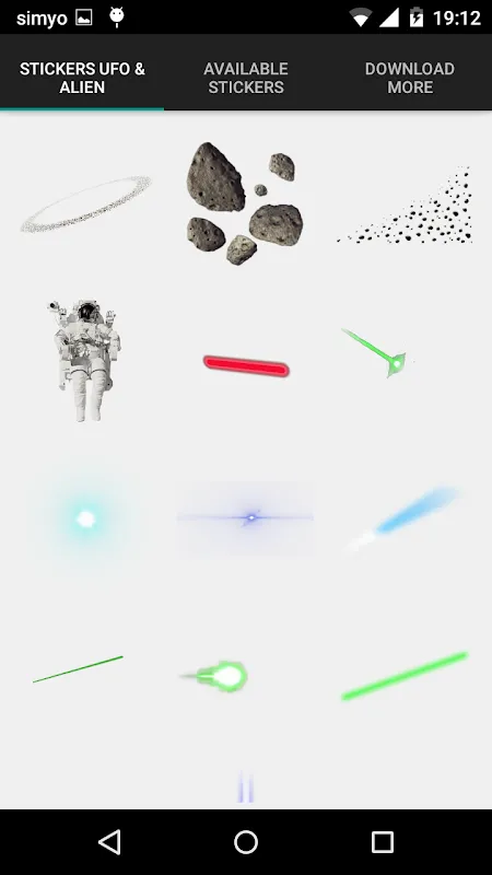 Put UFOs & Aliens stickers in Put UFOs & Aliens stickers in
