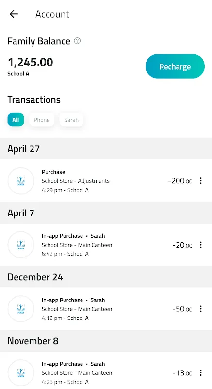 Spare: My School Payment Lifesaver