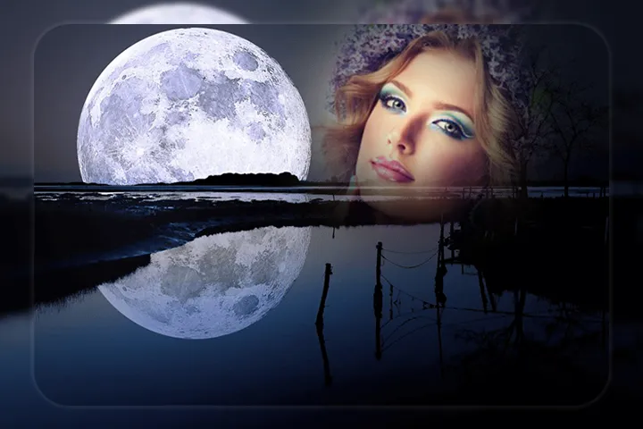 Midnight Mirage: When Night Photo Frame Became My Visual Voice