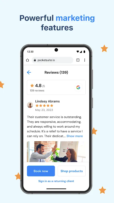 PocketSuite Client Booking App PocketSuite Client Booking App