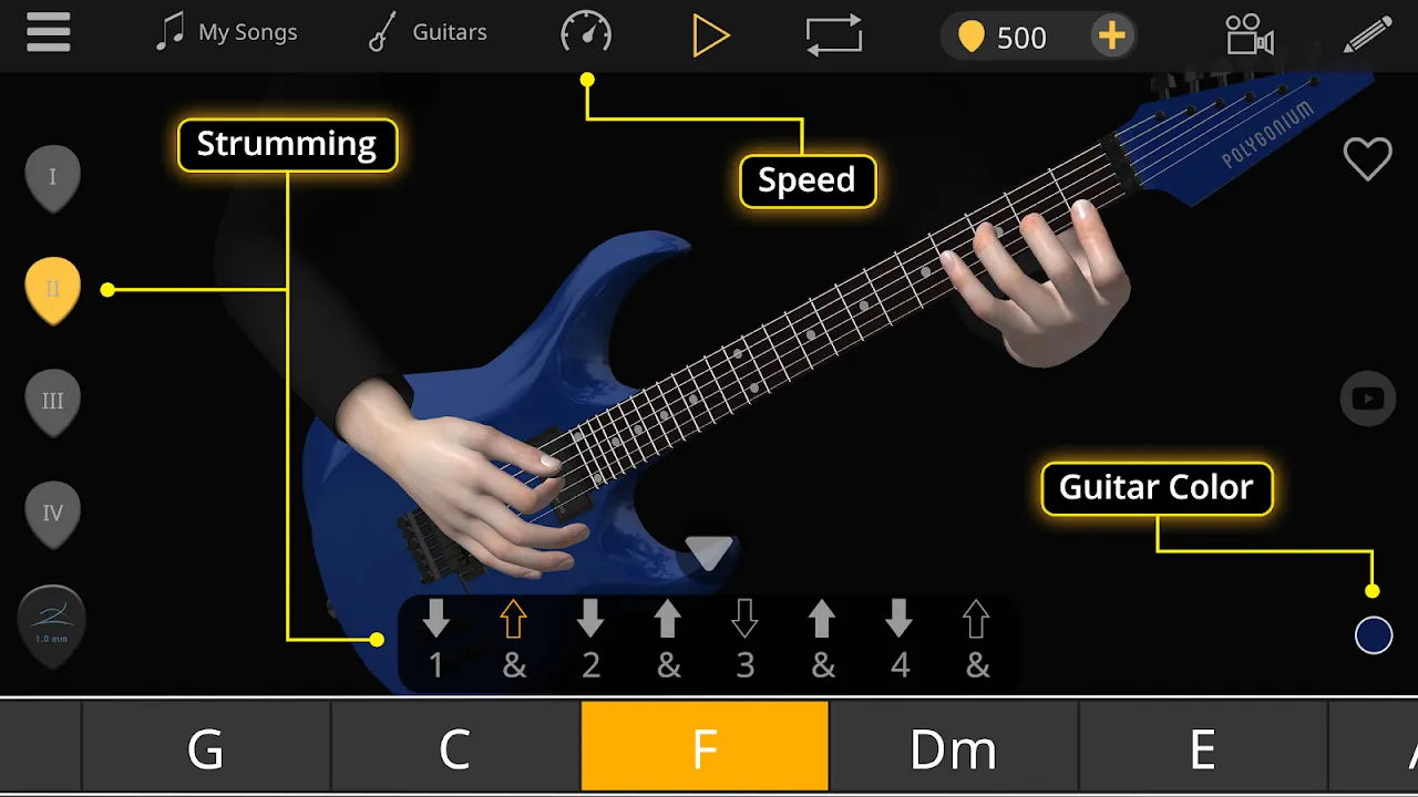 Guitar 3D - Basic Chords Guitar 3D - Basic Chords