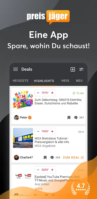 Preisjäger - Angebote, Rabatte Preisjäger - Angebote, Rabatte
