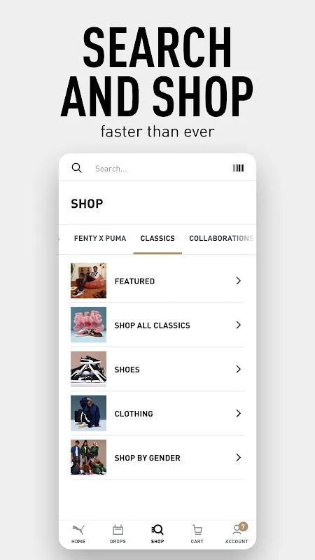 PUMA | Clothes & Shoes App PUMA | Clothes & Shoes App