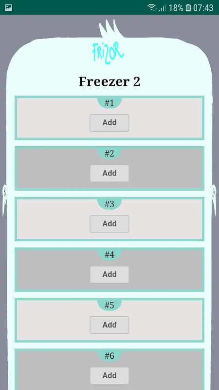 Frizor - app for freezor Frizor - app for freezor