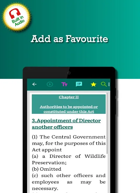 Wild Life (Protection)Act 1972 Wild Life (Protection)Act 1972