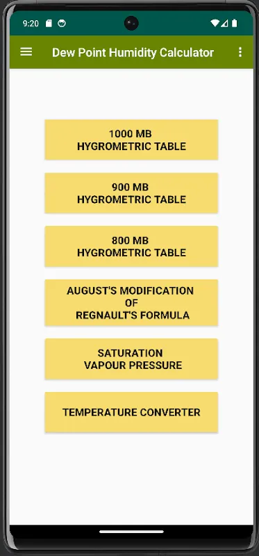 Dew Point Humidity Calculator Dew Point Humidity Calculator