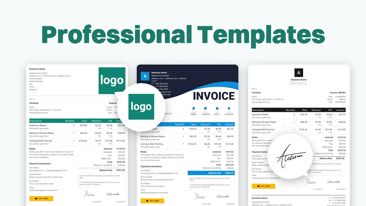 Invoice Maker & Template Invoice Maker & Template
