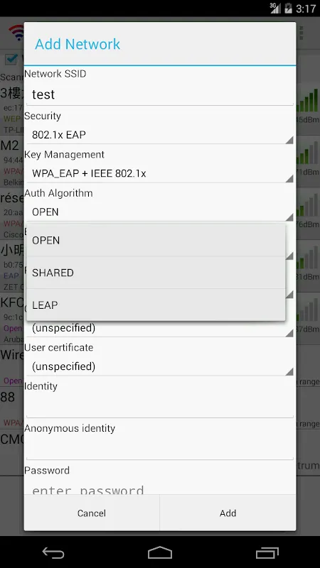WiFi Connection Manager WiFi Connection Manager