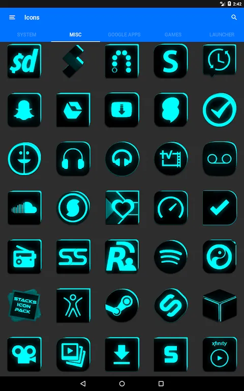 My Phone's Black and Cyan Transformation