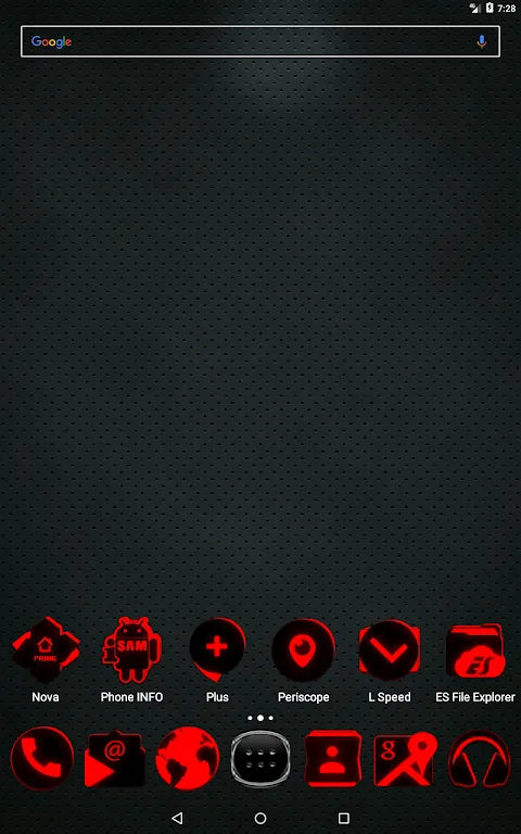 Flat Black and Red Icon Pack Flat Black and Red Icon Pack