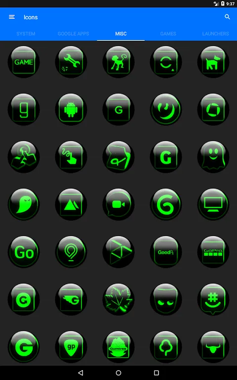 Green Glass Orb Icon Pack Green Glass Orb Icon Pack