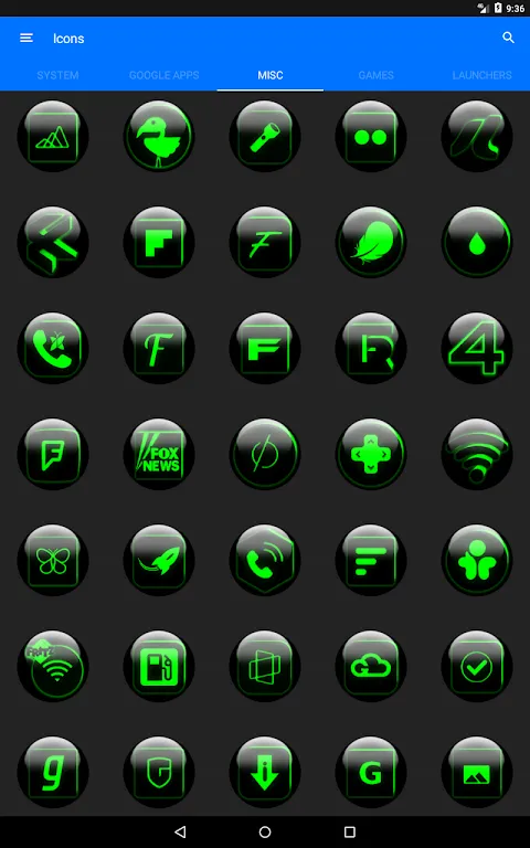 Green Glass Orb Icon Pack Green Glass Orb Icon Pack