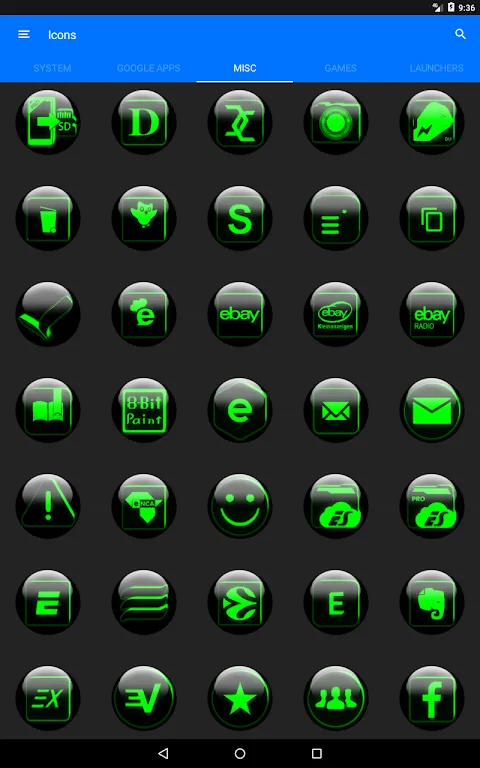 Green Glass Orb Icon Pack Green Glass Orb Icon Pack