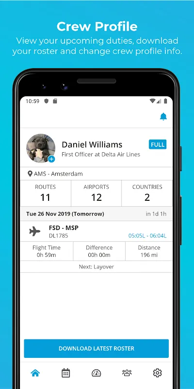 RB Flight Crew Duty Roster App RB Flight Crew Duty Roster App