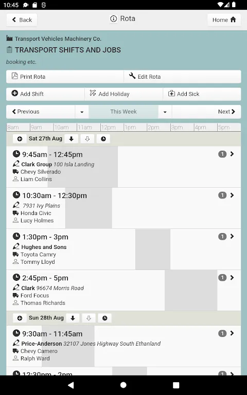 Rotaville - Work Rota Planning Rotaville - Work Rota Planning