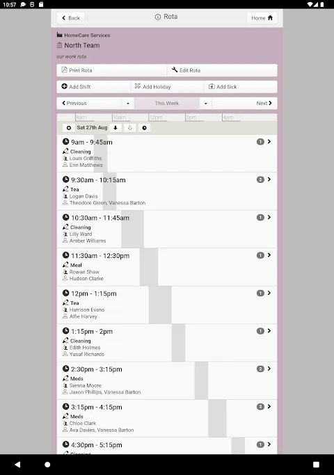 Rotaville - Work Rota Planning Rotaville - Work Rota Planning